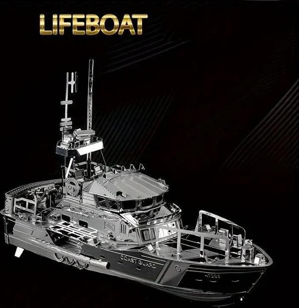 Dıy Life Boat Can Kurtaran Botu 3D Metal Puzzle Bulmaca 14+ Yaş Üstü  - Image 1