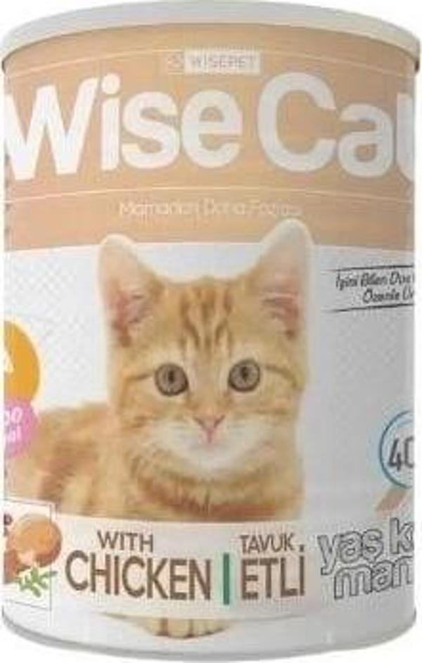 Wise Cat Tavuklu Yetişkin Konserve Kedi Maması 400 Gr - Image 1