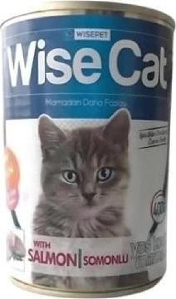 Wise Cat Somonlu Yetişkin Konserve Kedi Maması 400 Gr - Image 1