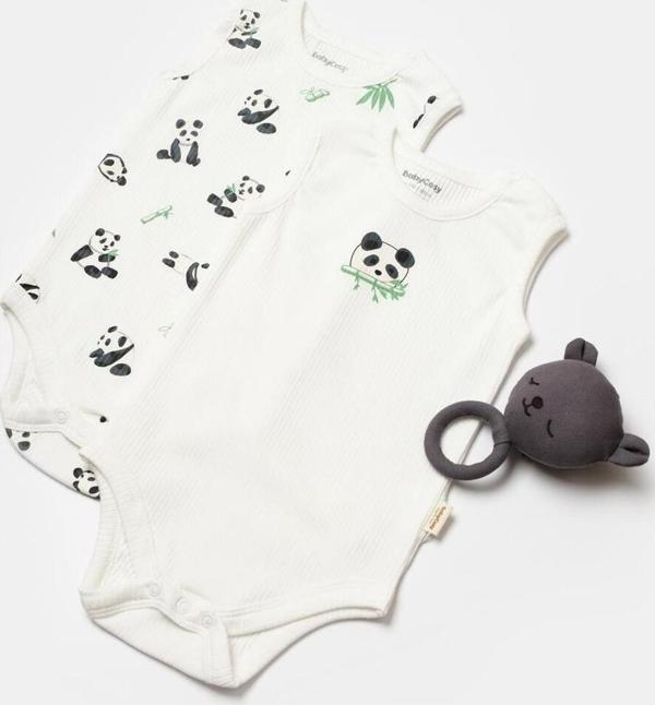 Baby Cosy 2 Li Askılı Body Csyb9054 Ekru 12-18 Ay - Image 1