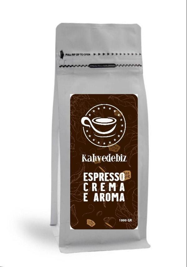 KAHVEDEBİZ Espresso Crema E Aroma Çekirdek Kahve 1 Kg - Image 1