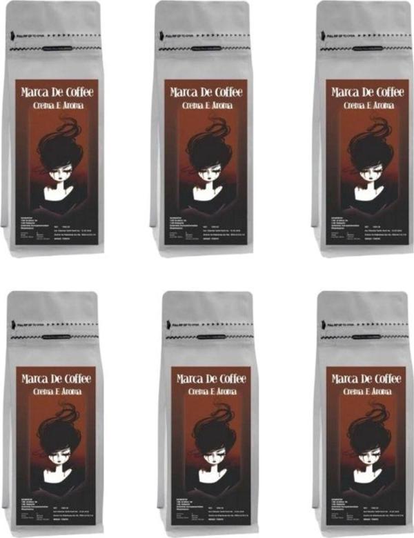 Marca De Coffee Crema E Aroma Espresso Kahve 6 Kg - Image 1