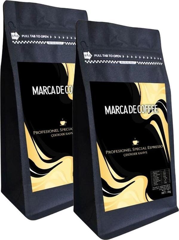 Marca De Coffee Profesionel Special Espresso Çekirdek Kahve 2 X 1 Kg - Image 1