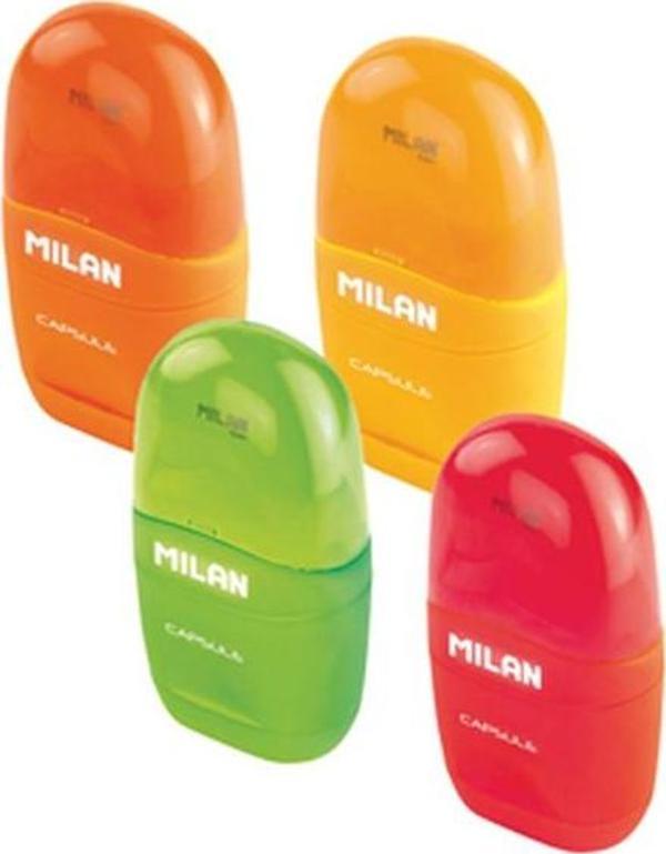 Milan Capsule Fluo Silgi + Hazneli Kalemtraş M4705116 - Image 1