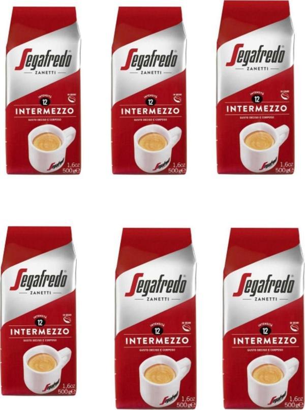 Segafredo Zanetti Intermezzo Çekirdek Kahve 500 Gr X 6 Adet - Image 1