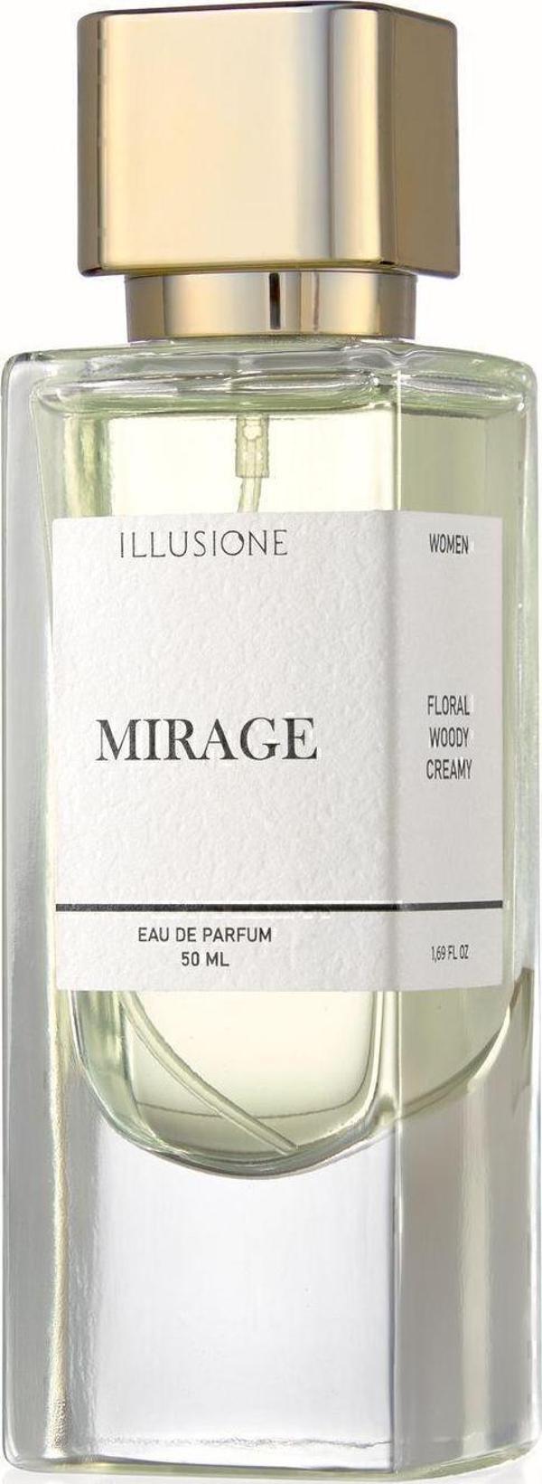 ILLUSIONE Mirage Edp Kadın Parfüm 50Ml | Çiçeksi-Odunsu-Kremsi | Portakal Çiçeği, Sümbülteber, Vanilya, Misk - Image 1
