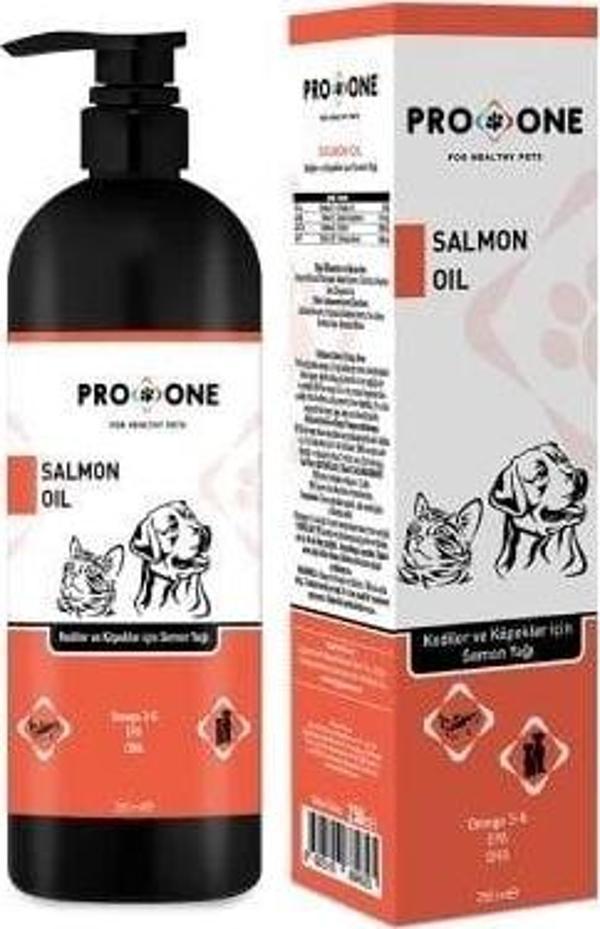 Pro One Deri ve Tüy Bakımı Destekleyici Kedi ve Köpek Somon Yağı 250 Ml - Image 1