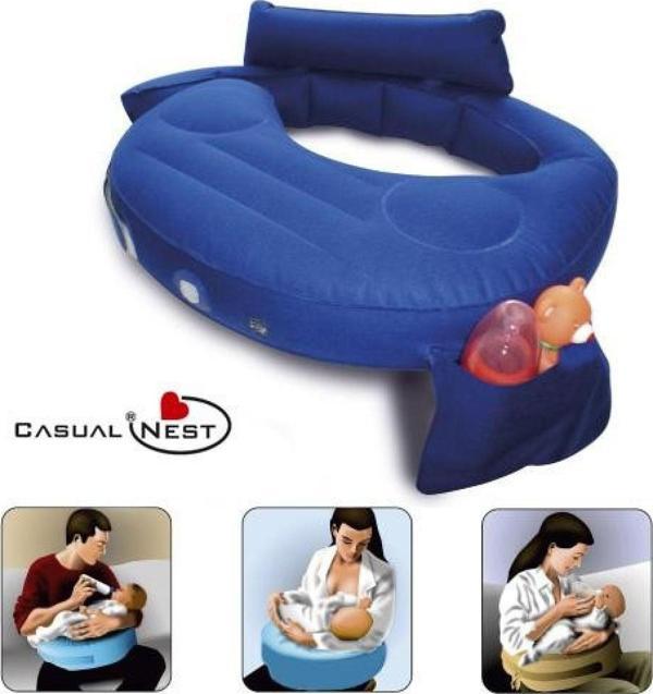 Casual Nest Pratik Emzirme Minderi - Mavi - Image 1