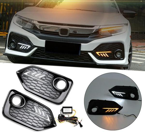 Honda Civic FK7 Hatcback Ön Sis Lambası Ledli Tip 2016-2019 - Image 1