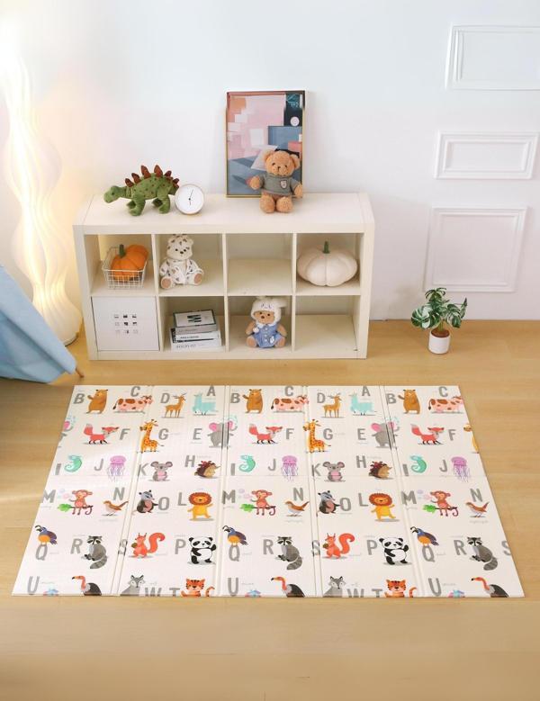 MooieBaby's Animals Alphabet Katlanabilir Oyun Matı Oyun Halısı 150 X 180 X 1 Cm - Image 1
