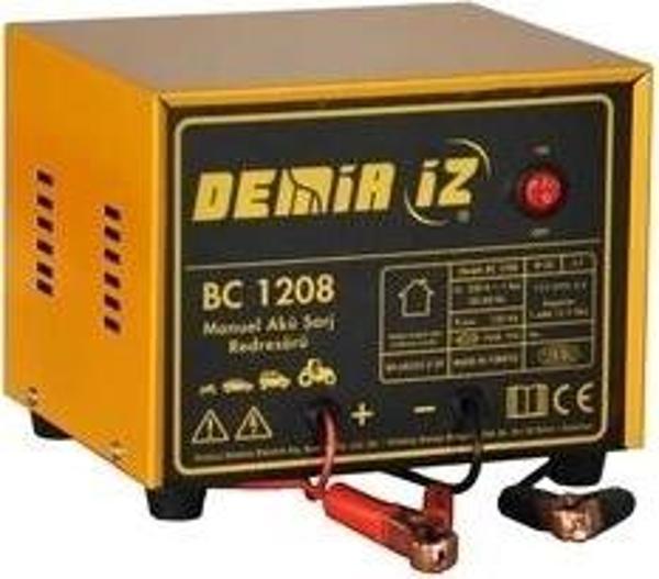 Demiriz Bc 1208 Manuel Akü Şarj Redresörü 12V/8A Tek Akü İçin - Image 1