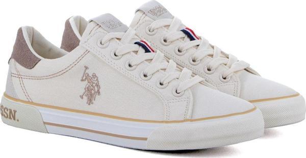 U.S. Polo Assn. Rachel Rahat Tabanlı Kadın Convers Ayakkabı Bej 40 - Image 1