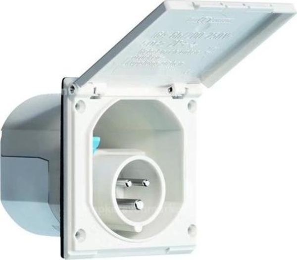 ABL CEE IP44 220V Dahili Gömme Karavan 220v Elektrik Girişi - Beyaz - Image 1
