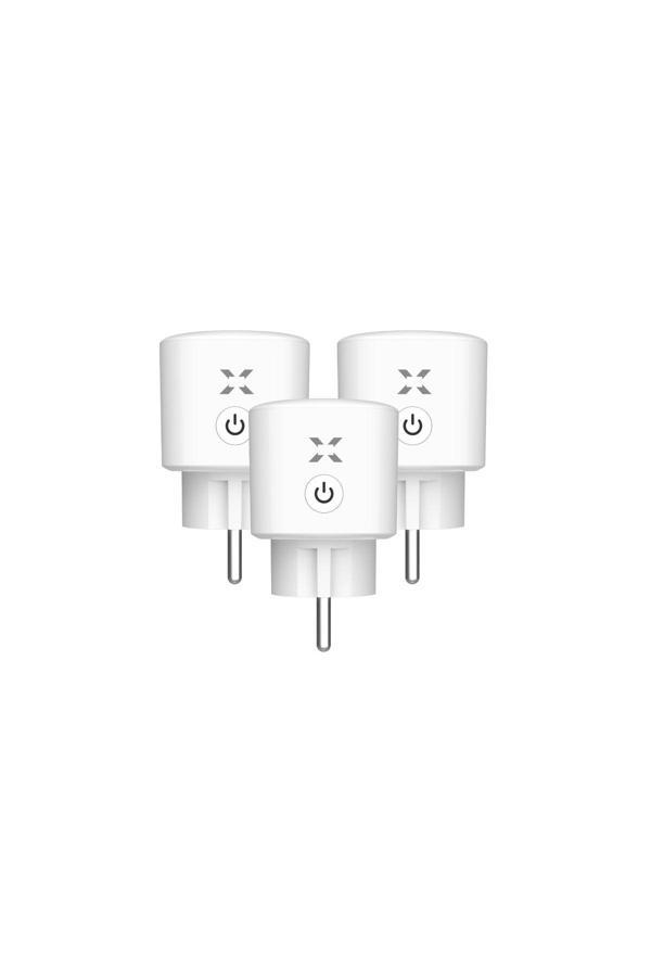 Xenon Smart Akım Korumalı Mobil Uygulama Ile Uzaktan Kontrol Edilebilen Wi-fi/bluetooth Priz 3 Adet X7013 - Image 1