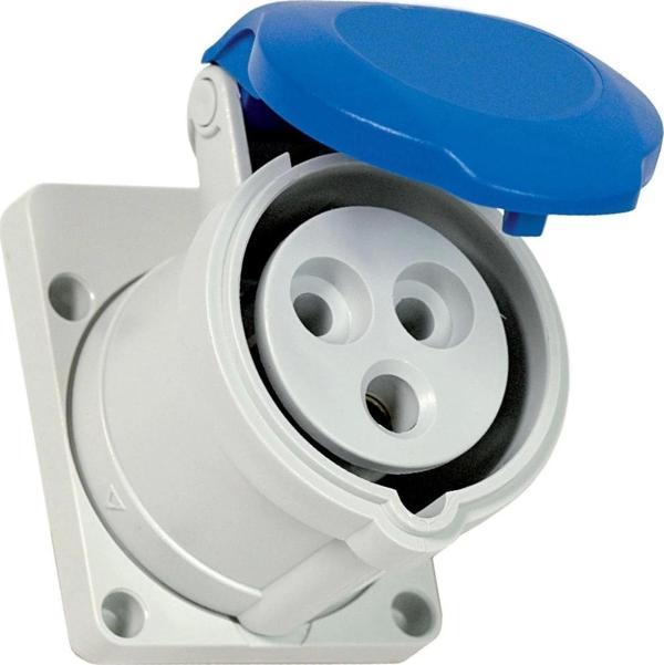Fantom 71085 IP44 2P+E 16A 230V Kapaklı Karavan Enerji Prizi - Image 1