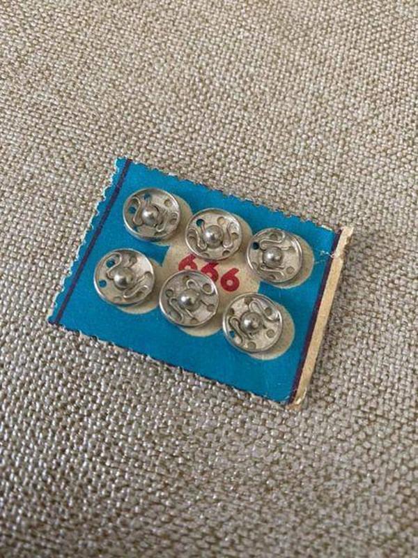 Antika Çıtçıt Düğme 1cm x 6lı - Bakkaliye Koleksiyon Çıt Çıt Düğme - Image 1
