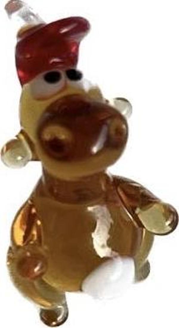 El Yapımı Mini Murano Cam İnek Biblo A118-06 - Image 1