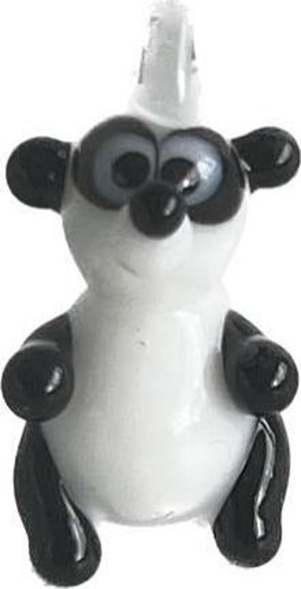 El Yapımı Mini Murano Cam Panda Biblo A104-02 - Image 1