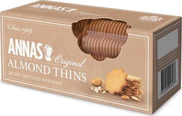 Annas Almond Thins 150 G - Image 1