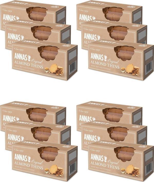 ANNAS ALMOND THINS 150GR. X 12 ADET - Image 1