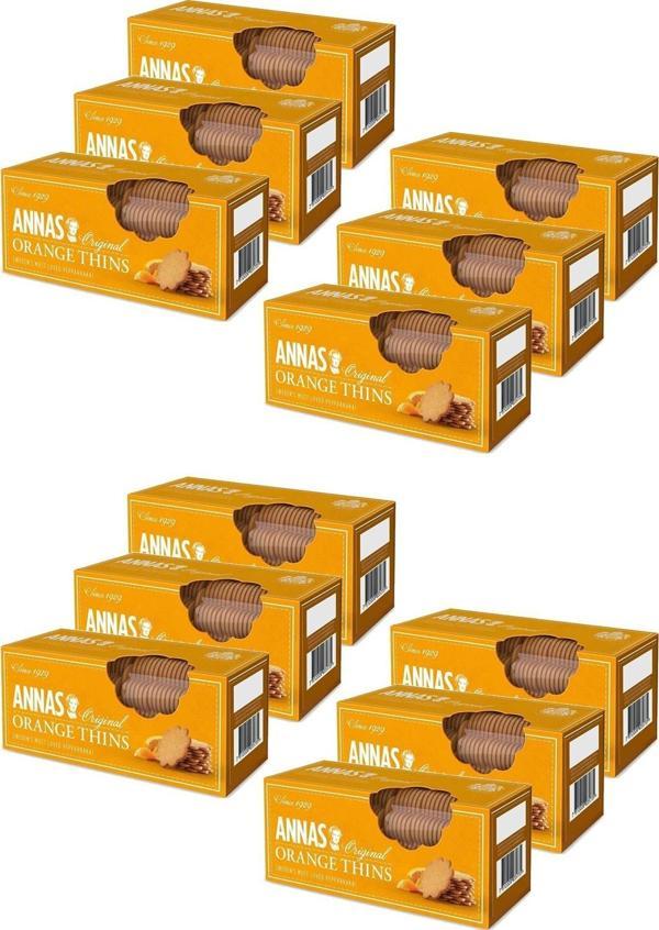ANNAS ORANGE THINS 150GR. X 12 ADET - Image 1