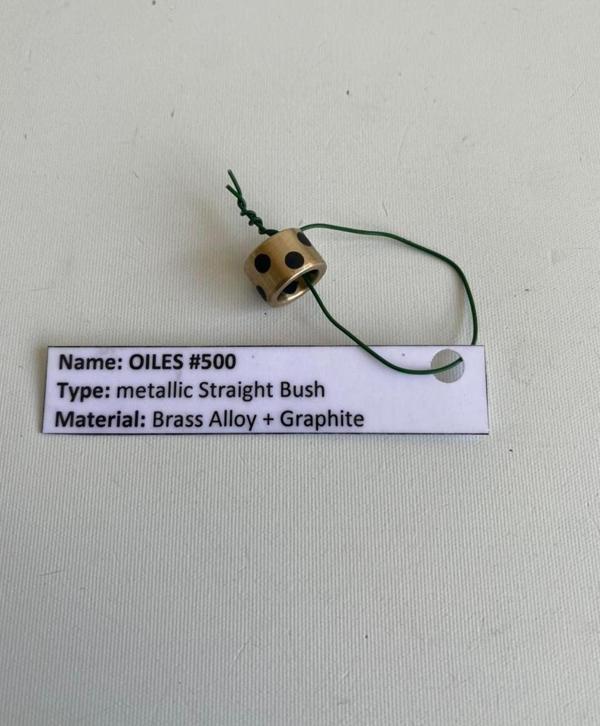 Oiles 500 Pirinç Alaşım Silindirik Burç 12x8x1,5 mm - Image 1