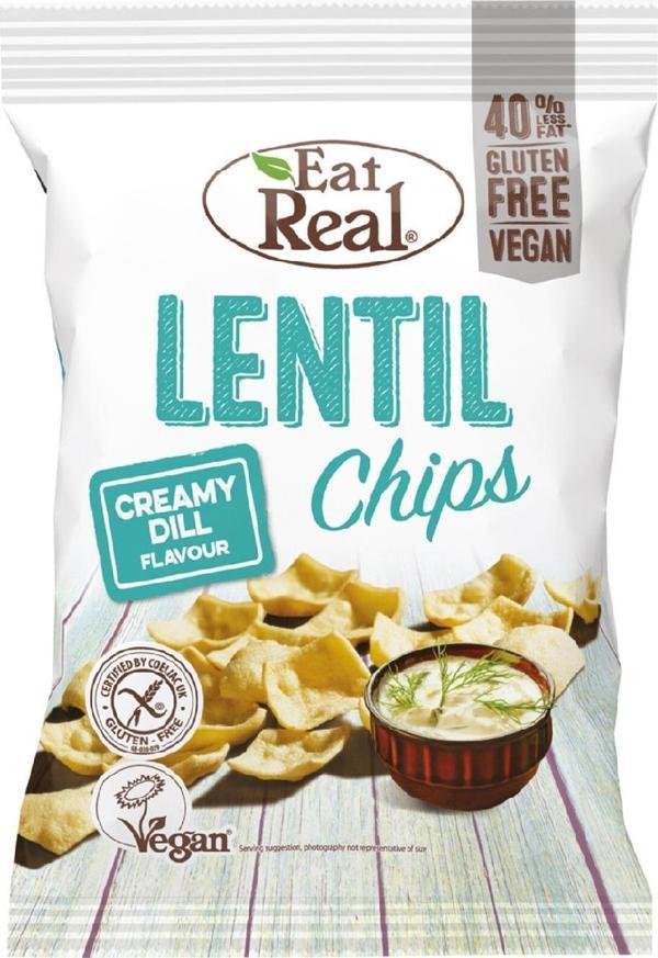 Eat Real Dereotlu Mercimek Cipsi 40 Gr. - Image 1