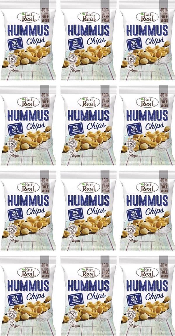 Eat Real Nohut Cipsi Deniz Tuzlu 45 G x 12 Adet - Image 1