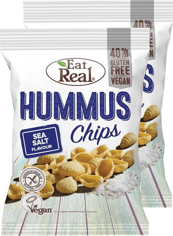 Eat Real Nohut Cipsi Deniz Tuzlu 45 G x 2 - Image 1