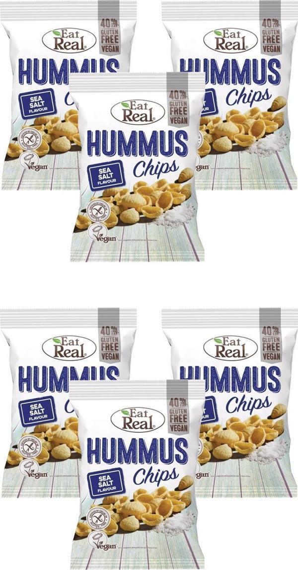 Eat Real Nohut Cipsi Deniz Tuzlu 45 G x 6 Adet - Image 1