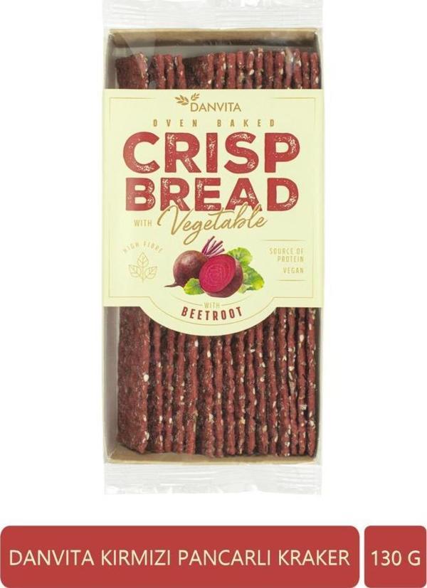 DANVITA KIRMIZI PANCARLI KRAKER 130G - Image 1
