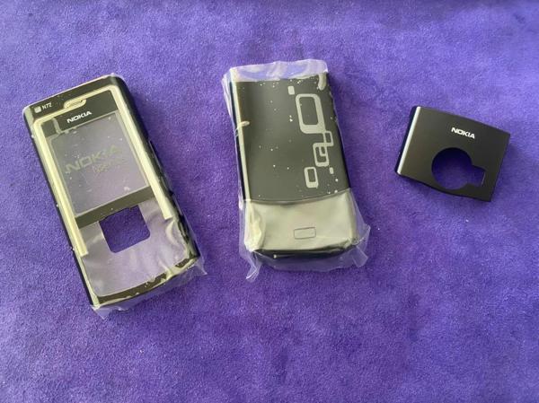 Nokia N72 Ön Arka Kapak Siyah(Tuşsuz) - N72 Kapak - Image 1