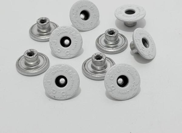 Pirinç Kot Pantolon Düğmesi 17mm 10 Adet (Tek Taraf) - Image 1