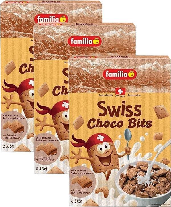 FAMILIA SWISS CHOCO-BITS 375 GR X 3 ADET - Image 1