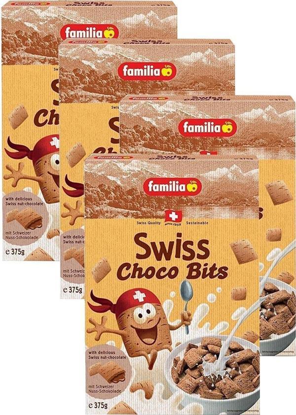FAMILIA SWISS CHOCO-BITS 375 GR X 4 ADET - Image 1