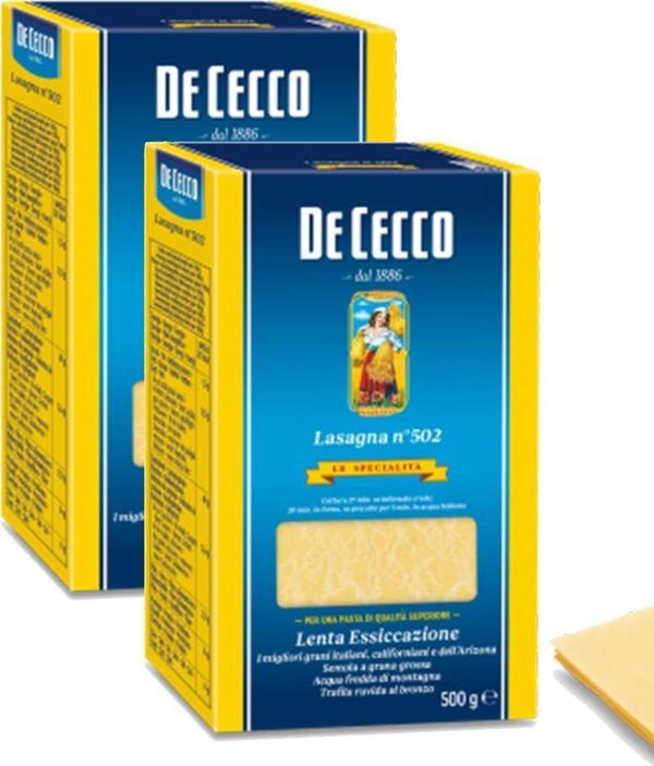 Dececco Lazanya 500 G x 2 - Image 1