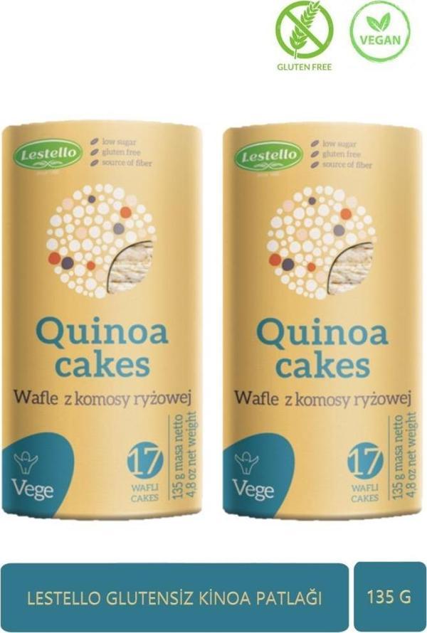 LESTELLO GLUTENSİZ KİNOA PATLAĞI 135 G. X2 - Image 1