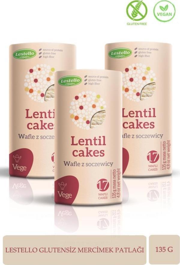 LESTELLO GLUTENSİZ MERCİMEK PATLAĞI 135 G. X3 - Image 1