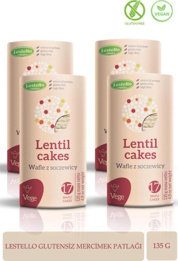 LESTELLO GLUTENSİZ MERCİMEK PATLAĞI 135 G. X4 - Image 1