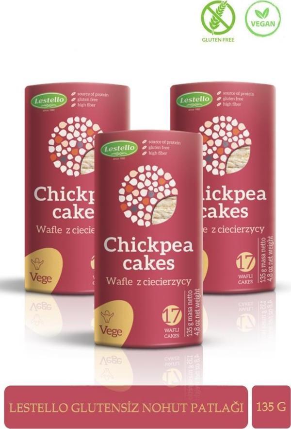 LESTELLO GLUTENSİZ NOHUT PATLAĞI 135 G. X3 - Image 1