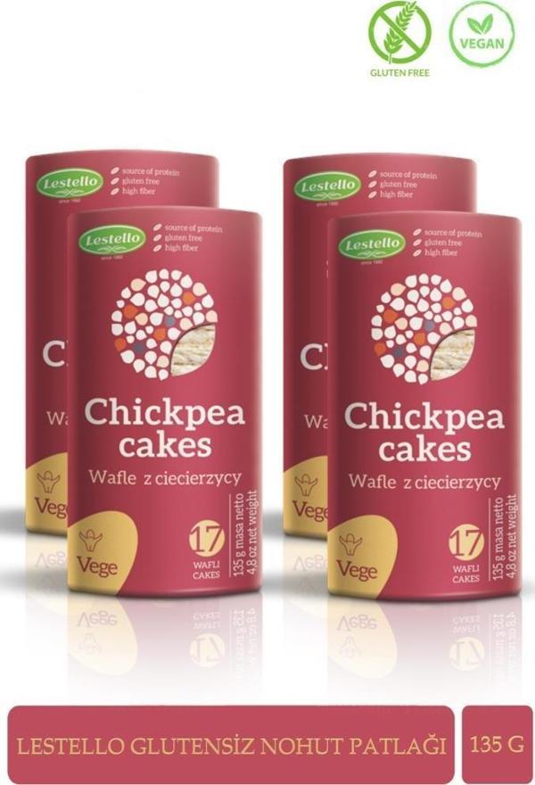 LESTELLO GLUTENSİZ NOHUT PATLAĞI 135 G. X4 - Image 1