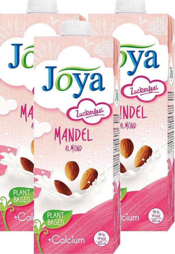 Joya Şekersiz Badem Sütü 1  L x 3 - Image 1