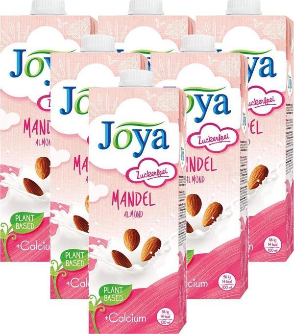 Joya Şekersiz Badem Sütü 1  L x 6 - Image 1