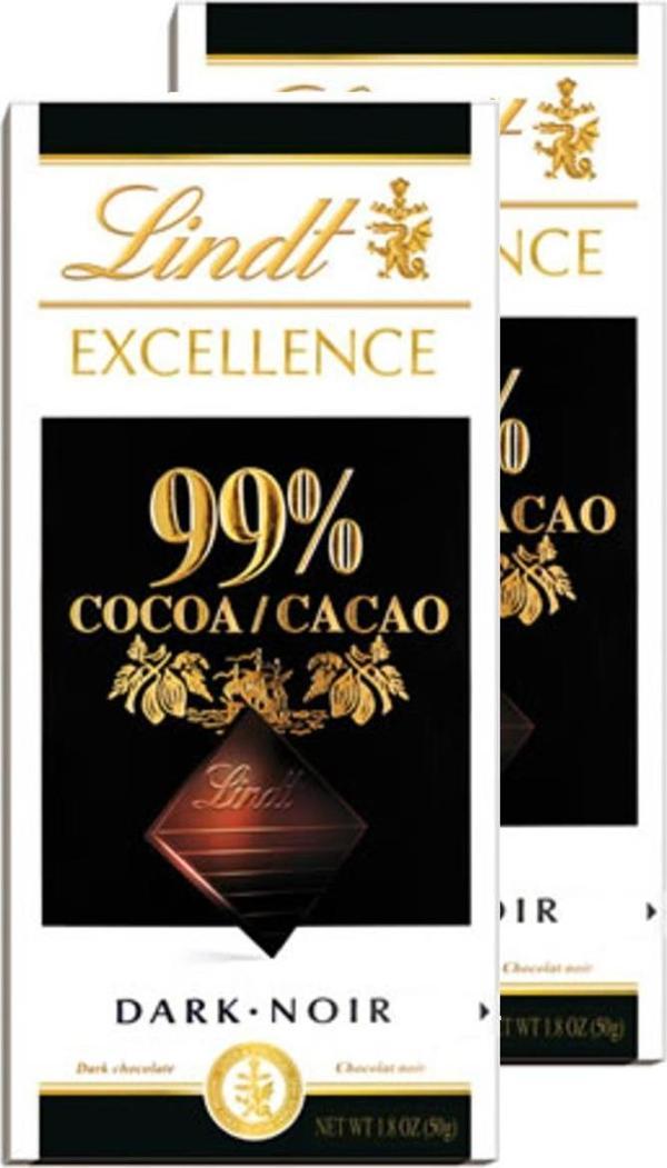 Lindt Excellence %99 50 G x 2 - Image 1