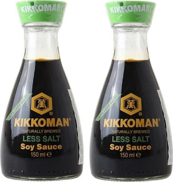 KIKKOMAN DİSPENSER AZ TUZLU SOYA SOSU 150 ML X 2 ADET - Image 1