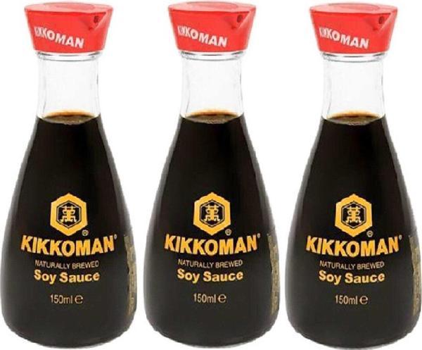 KIKKOMAN DİSPENSER SOYA SOSU 150 ML X 3 ADET - Image 1
