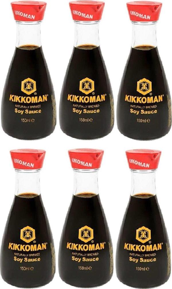 KIKKOMAN DİSPENSER SOYA SOSU 150 ML X 6 ADET - Image 1