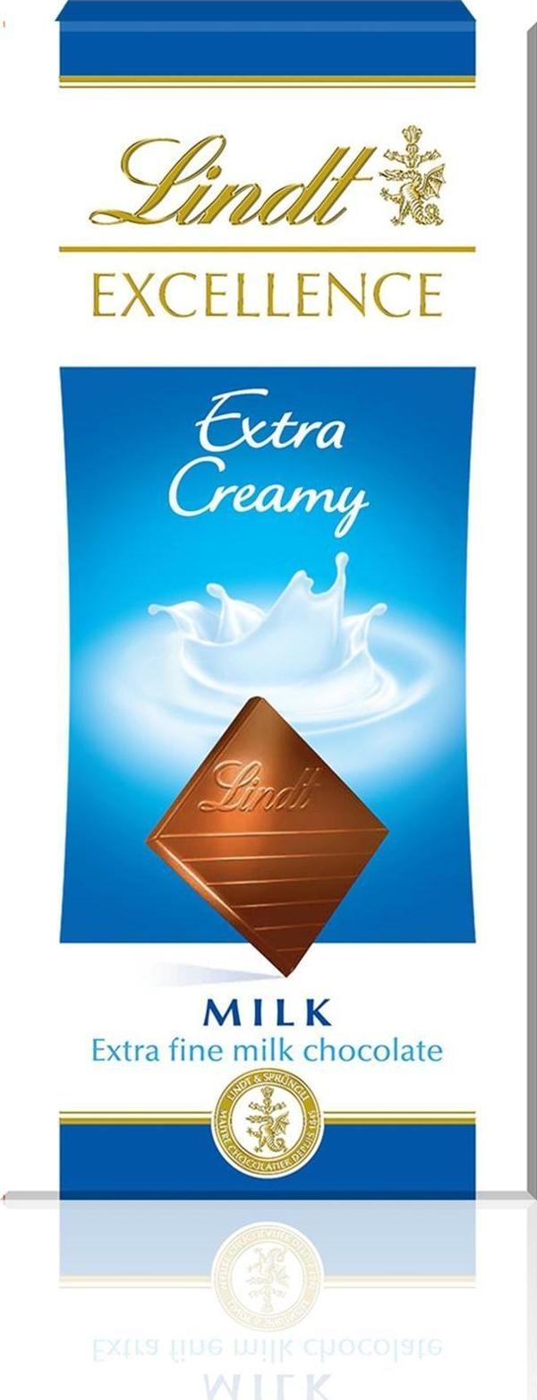 Lindt Excellence Milk Extra Creamy 100 G - Image 1