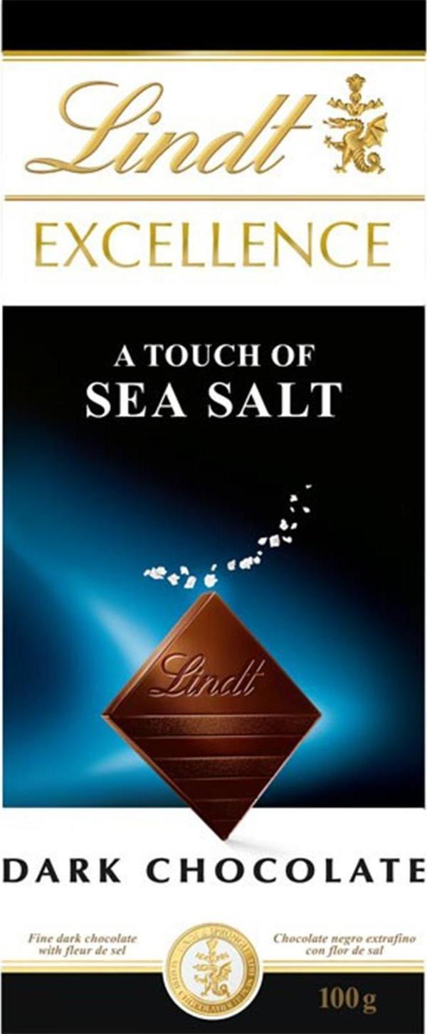 Lindt Excellence Sea Salt 100 G - Image 1