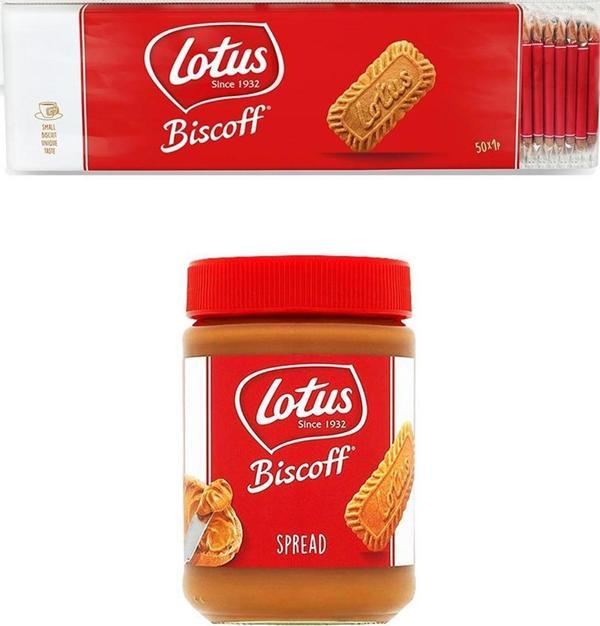 Lotus Biscoff 50*6,25gr + Lotus Biscoff Spread Orıgınal 400 Gr  - Image 1